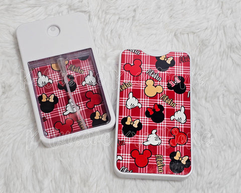 Spray Holder • Unfilled • Gift • Aloha Mouse • Red Palaka