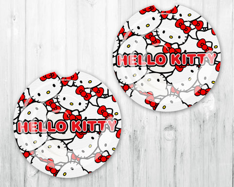 Neoprene Car Coasters • Set of 2 • HK Face