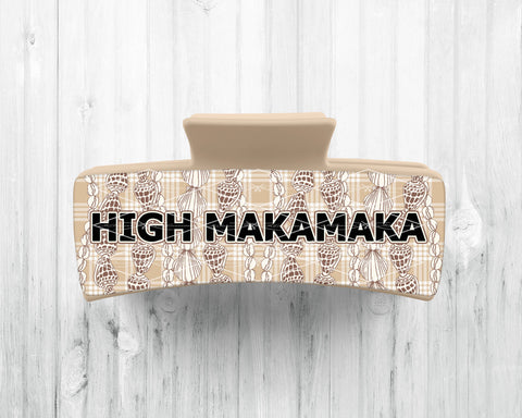Large Hair Claw • Local Kine Sayings • High Makamaka (Beige)