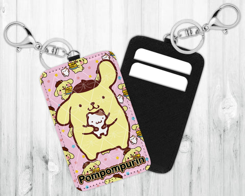 ID/Card Holder Keychain • Kawaii Dog