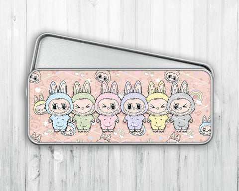 Pencil/Pen Tin Case • Labubu Friends
