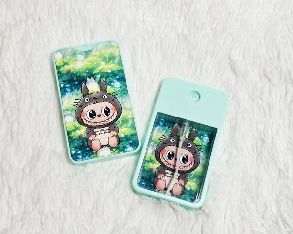 Spray Holder • Unfilled • Gift • Labubu Crashes Totoro