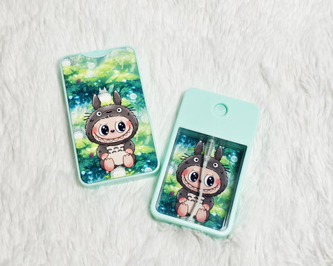 Spray Holder • Unfilled • Gift • Labubu Crashes Totoro