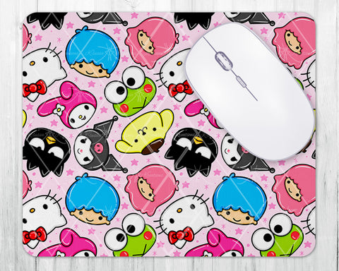 Mouse Pad • Kawaii Friends Faces