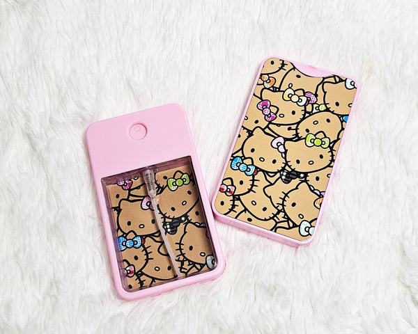 Spray Holder • Unfilled • Gift • Tan HK Faces with Palaka Bows