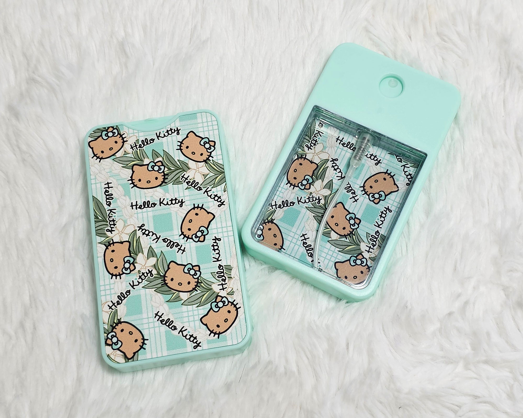 Spray Holder • Unfilled • Gift • Tan Kawaii Kitty TB Palaka