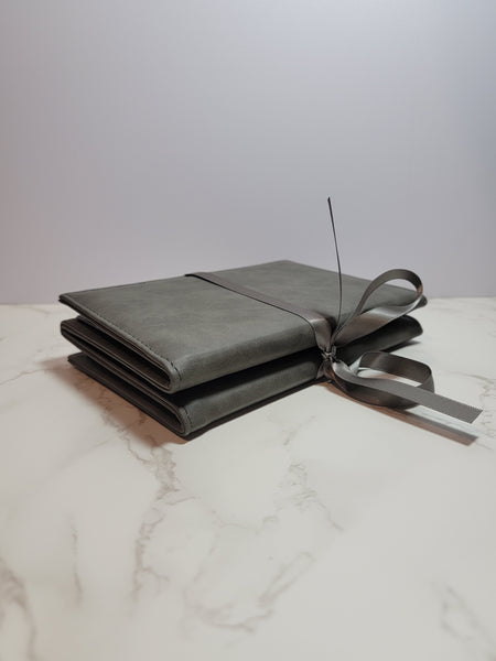 Foldable Leather Photo Panel Frame • Keepsake