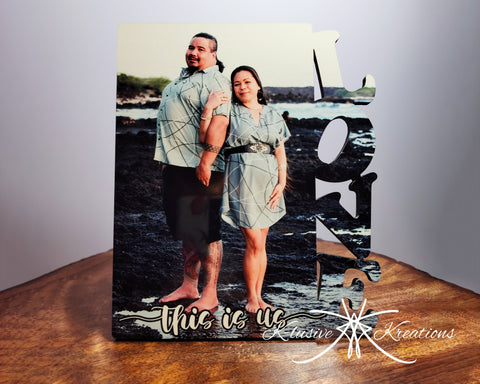 MDF Frame • Love • Photo Personalization • Keepsake