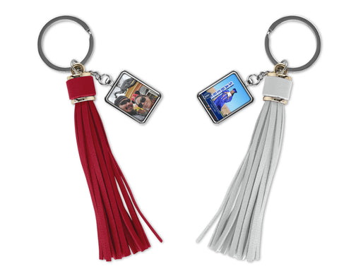 Keychain • Fringe Tassel • Photo Personalization • Keepsake