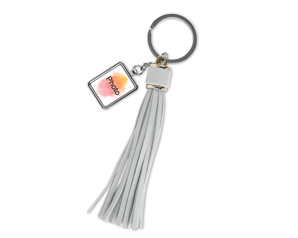 Keychain • Fringe Tassel • Photo Personalization • Keepsake
